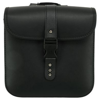 Кофры боковые для мотоцикла из экокожи Chopper Zelart HL612 2шт 26x24,5x11,5см черный