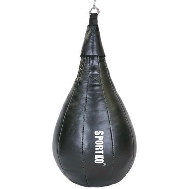 Груша боксерська підвісна краплеподібна набивна SPORTKO GK-4 колір червоний