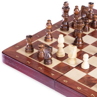 Шахи настільна гра дерев'яні ZOOCEN X3118 розмір 35x35 см