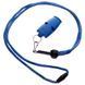 Свисток спортивный судейский пластиковый со шнурком WHISTLE MICRO SAFETY FOX40-9513 цвета в ассортименте