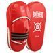 Лапа боксерська пряма подовжена тренувальна Кожвініл BOXER NEW 2008-N колір червоний