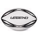 Мяч для регби детский LEGEND R-3299 размер 3 белый-черный