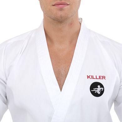 Кімоно для карате куртка штани та пояс KILLER CO-7973 розмір 0 (зріст 130)