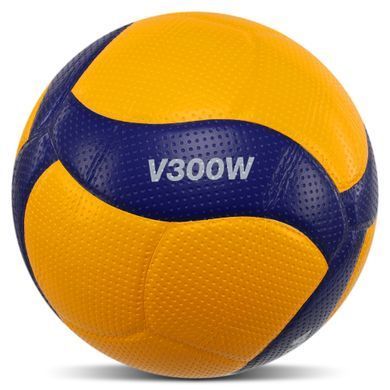 М'яч волейбольний MIKASA V300W №5 PU жовтий-синій