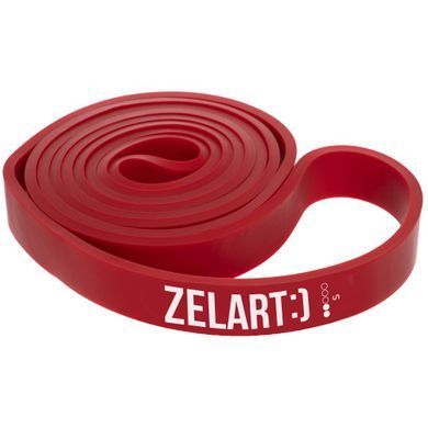 Резина петля для подтягиваний и тренировок лента силовая Zelart POWER BANDS FI-0889-2 11-29кг красный