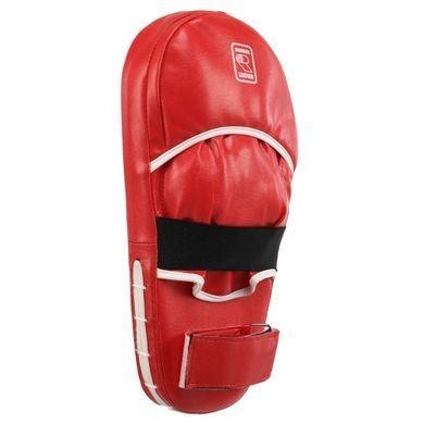 Лапа боксерська пряма подовжена тренувальна Кожвініл BOXER NEW 2009-N колір чорний
