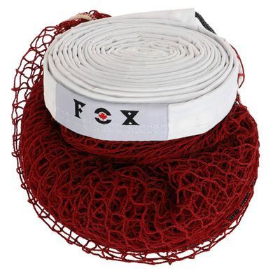 Сетка для бадминтона FOX C-0018 6,1x0,76м красный-белый