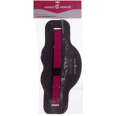 Пояс для аквафітнесу аквааеробіки та плавання аквапояс Swimming B-BELT MadWave M082615000W підтримка ваги до 75кг сірий