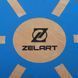 Диск балансировочный балансборд деревянный WOOD BALANCE BOARD Zelart FI-9666 39x7,5см синий