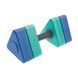 Гантель для аквафитнеса и аквааэробики аква-гантель Aqua Dumbbell MadWave Triangle Bar Float M082601 цвет синий
