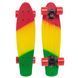 Пенни борд Penny Board круизер пластиковый RUBBER SOFT 22" FISH SK-412-7 цвета в ассортименте