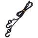 Сетка на ворота футбольные в комплекте из 2 штук Zelart C-2851 2,95x1,80м черный