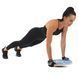 Диск балансировочный балансборд деревянный WOOD BALANCE BOARD Zelart FI-9666 39x7,5см синий