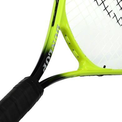 Ракетка для большого тенниса детская DUNLOP NITRO G000 HQ DL10312855 5-6лет 21" черный-желтый