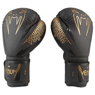 Боксерские перчатки Venum 14 oz черные DX-8523, VM8523-14