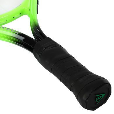 Ракетка для большого тенниса детская DUNLOP DL10312917 NITRO G0000 HQ 3-5лет 19" черный-салатовый