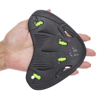 Лопатки на пальцы для плавания MadWave FINGER PADDLES M074604001W черный