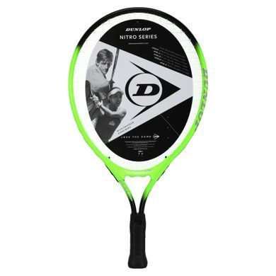 Ракетка для большого тенниса детская DUNLOP DL10312917 NITRO G0000 HQ 3-5лет 19" черный-салатовый