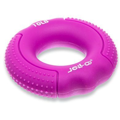 Эспандер кистевой кольцо JELLO FI-1788 размер 20LB цвет желтый