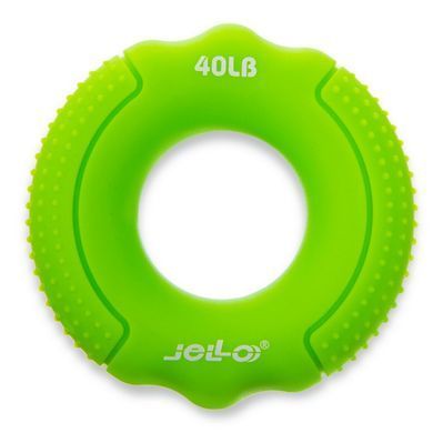 Эспандер кистевой кольцо JELLO FI-1788 размер 20LB цвет желтый