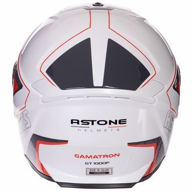 Мотошлем интеграл (full face) ASTONE MS-3596 размер L цвет черный-белый