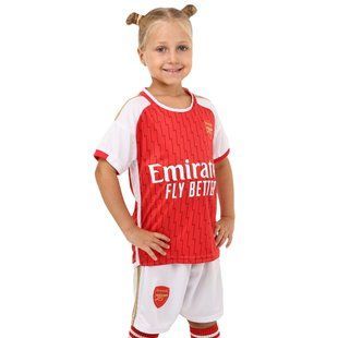 Форма футбольна дитяча із символікою футбольного клубу ARSENAL домашня Zelart CO-6276 розмір 20, вік 6років, зріст 110-115