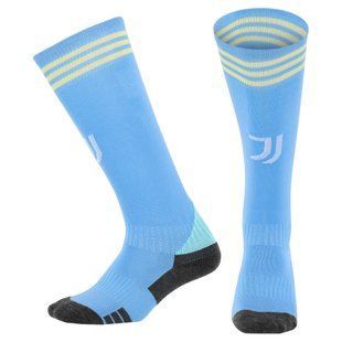 Гетры детские с символикой футбольного клуба SPOINT JUVENTUS AWAY 2026 ETM2616-JUV2 размер 32-39 голубой
