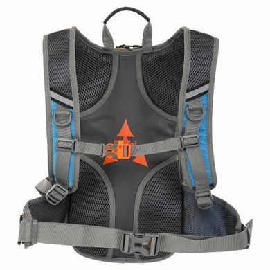 Моторюкзак с местом под гидратор MONSTER MS-6339-BL 14л 45x25x12см серый-синий