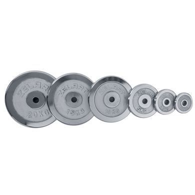 Блины диски хромированные Zelart TA-7786-1_25 31мм 1,25кг хром