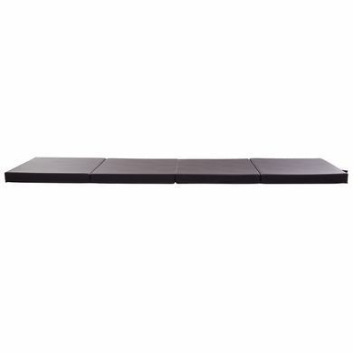 Килимок-мат спортивний складаний для вправ Exercise mat Zelart MAT FI-3564 розмір 180x60x5см чорний