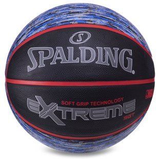 М'яч баскетбольний гумовий SPALDING NBA Extreme SGT 83501Z розмір 7 чорний-синій