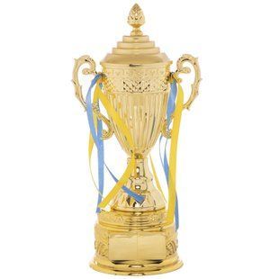 Кубок спортивный наградной Zelart Carved QY078C высота 37см золотой