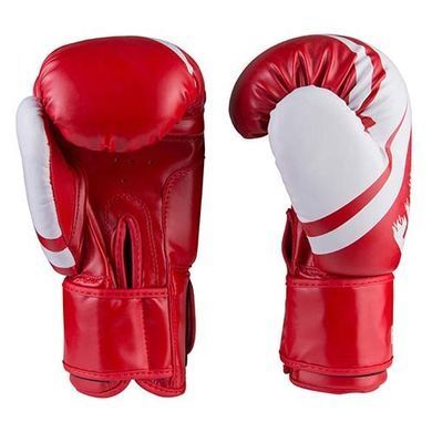 Боксерські рукавички Fire&Ice DX, 8oz, 10oz, 12oz, червоний. FR-18/10R