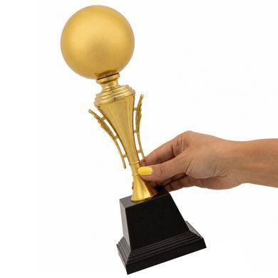 Кубок спортивний нагородний Zelart Ball C-303 висота 33см золотий