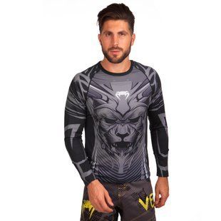 Рашгард лонгслив мужской VNM BLOODY ROAR CO-8125-BK M-2XL черный-серый