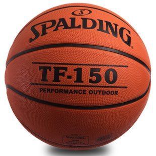 М'яч баскетбольний гумовий SPALDING PERFORM OUTDOOR 73953Z розмір 7 коричневий