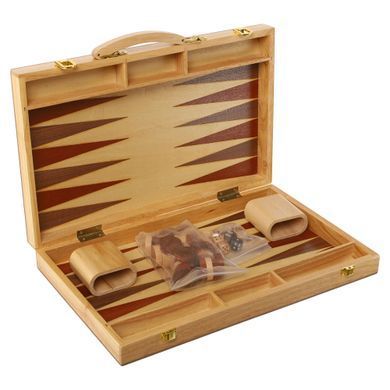 Нарды настольная игра деревянные Zelart W3820 размер 38см x 38см