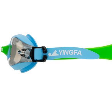 Окуляри для плавання дзеркальні лінзи YINGFA J729AF-M колір фіолетовий