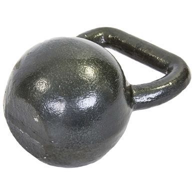 Гиря тренировочная цельная чугунная окрашенная Zelart TA-1815-24P вес 24кг черный
