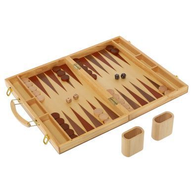 Нарды настольная игра деревянные Zelart W3820 размер 38см x 38см