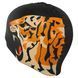 Шапочка для плавання силіконова для дорослих MadWave TIGER M055332 колір чорний