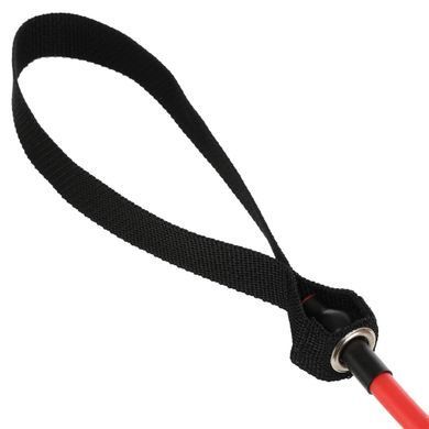 Палка гимнастическая с эспандерами Gym Stick для фитнеса Zelart F-932 1м черный-красный