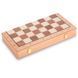 Шахматы шашки 2 в 1 набор настольных игр деревянные Zelart W9042 размер 43x43см