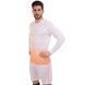 Форма футбольная комплект лонгслив и шорты Zelart CO-1908-1 размер S цвет белый-оранжевый