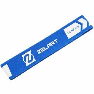 Резинка тканевая для упражнений лента сопротивления LOOP BANDS Zelart FI-1969-L цвет синий