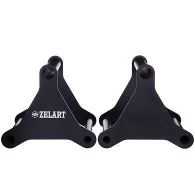 Брусья мобильные паралетсы упоры для отжиманий Zelart PUSH-UP BAR TA-2276 2шт 37х33х33см черный