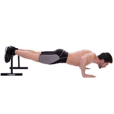 Брусья мобильные паралетсы упоры для отжиманий Zelart PUSH-UP BAR TA-2277 2шт 60х35х32см черный