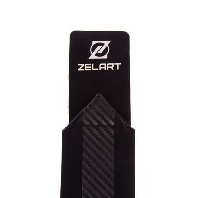 Бинты кистевые для жима STRENGTH WRIST WRAPS Zelart TA-2256 2штуки черный-оранжевый