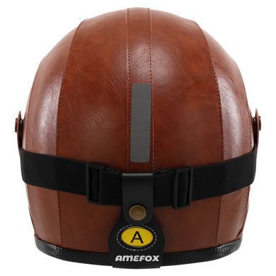 Мотошолом інтеграл (full face) AMEFOX MT-3228 розмір M колір коричневий