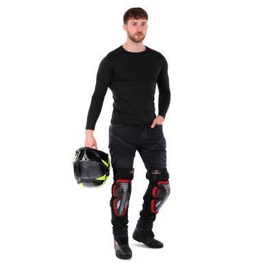 Мотонаколінники Ridbiker MS-4320 2шт чорний-червоний
